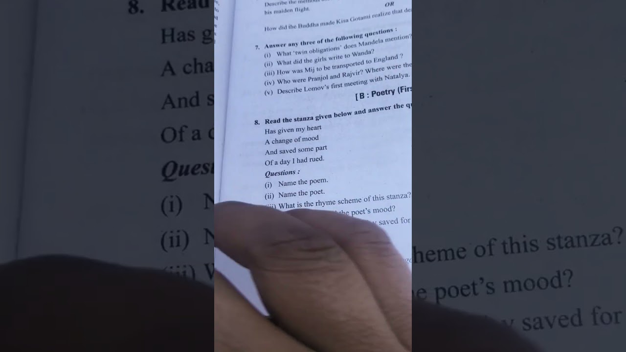 English class 10th board exam important questions and answers 