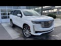 White 2021 Cadillac Escalade Premium Luxury Platinum Review   - GSL GM City - Calgary