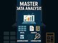 Master Data Analysis with Excel: Charts, Stats & More! #shorts