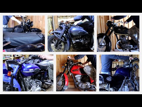 How motorcycles start up after winter 😉