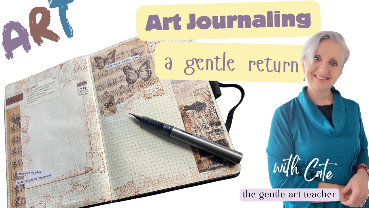 «Мягкое возвращение к ведению художественного дневника»: наклейки, бумага и материалы для записей.