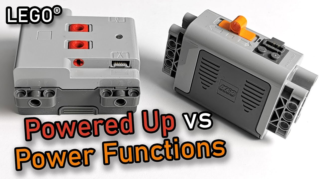 New LEGO Powered Up Battery Box vs LEGO Power Functions Battery Box | LEGO 42113 Boeing V-22 - YouTube