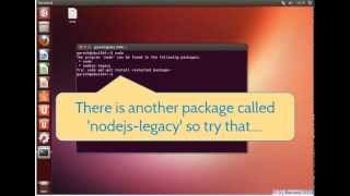 Installing 'nodejs-legacy' if 'node'/'recess' fails to work.