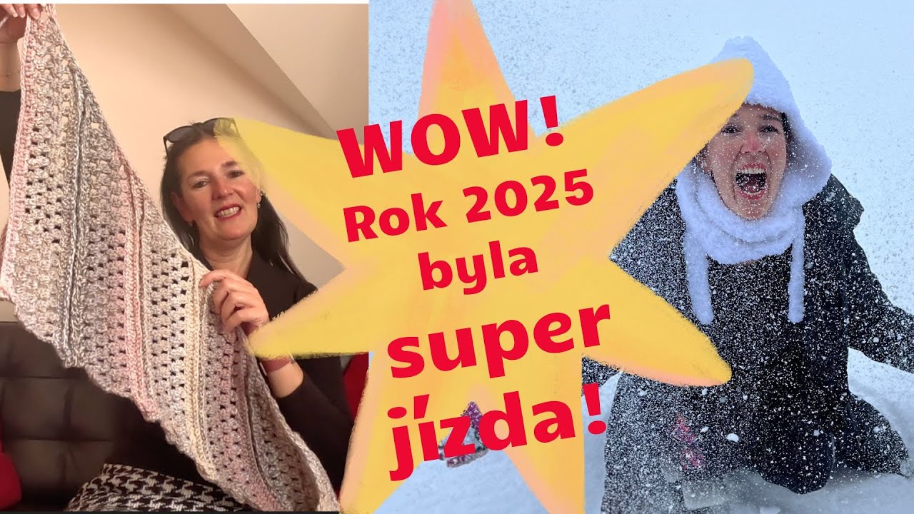 🚀 WOW! ✨ Rok 2025 byla super jízda! 🧶 Díky, že tvoříte se mnou a pokračujeme dál! 