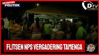 De Nieuwe Politiek Live: Flitsen NPS vergadering vanuit Tamenga (SURINAME)