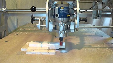 Clone 4D - Router Duplicator / Copy Carver - Joinery - Cutting a Tenon & Open Mortise