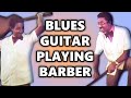 Highway 61 BLUES Sung By A Barber While Cutting Hair. Authentic Blues