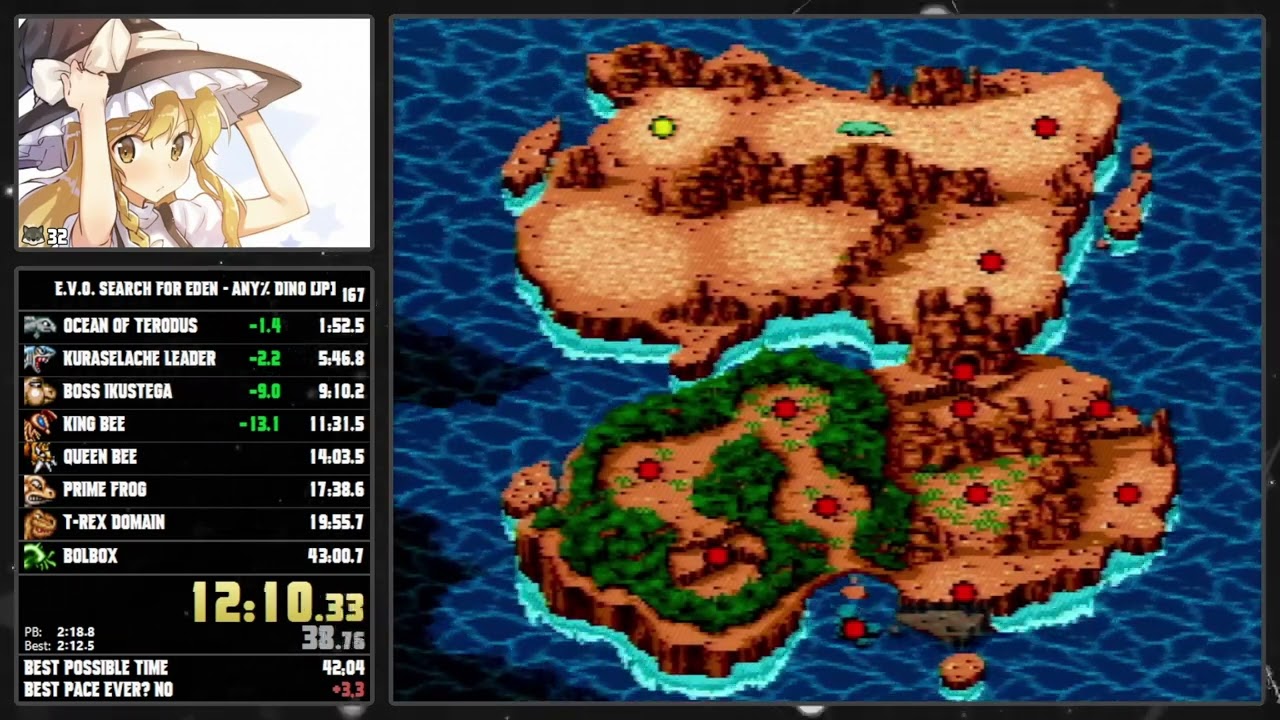 E.V.O.: Search for Eden: Any% [JP] - 42:32 (WR)