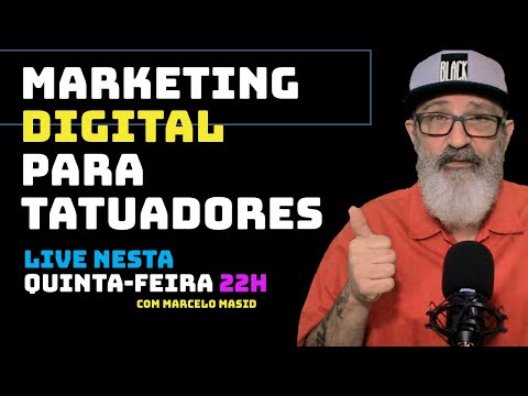 Marketing Digital para Tatuadores - 19/05 às 20h  #tatuador #tatuagem  Bem-vindo(a) a 2º aula do evento Tatuador do Futuro! A aula de hoje será  prática, você irá aprender sobre Marketing Digital