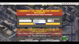 Dead Target Hack 2017 - Unlimited Cash And Gold Working Android Proof screenshot 2