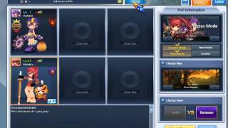 How to stack armor's in Grandchase