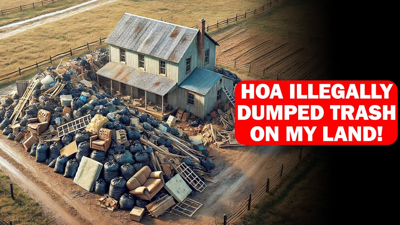 HOA dumped their trash on my farm, so I returned it to their HQ. They sued me... but I had proof!