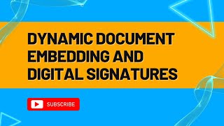 Famous Dynamic document embedding and Digital Signatures Net Worth