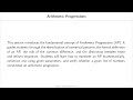 Arithmetic Progressions