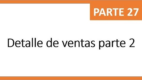 Sistema de reserva para restaurante en Java y MySQL Parte 27 - Detalle de venta 2