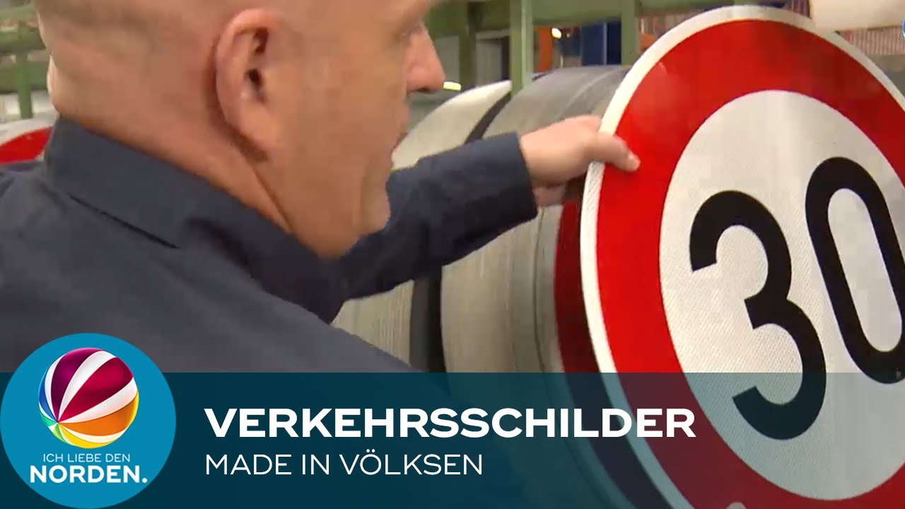 Verkehrsschilder-Produktion in Völksen