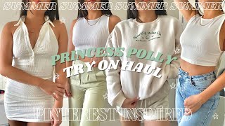 SUMMER Princess Polly Try-On Haul ft. trousers, mini dresses + more! (pinterest inspired) | 2021