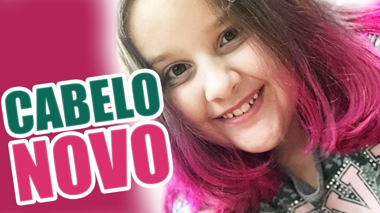 PINTEI O CABELO DE ROSA 