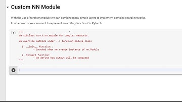 Writing Custom NN module