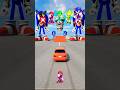 Sonic the Hedgehog vs Baby Sage Car ESCAPES the Monster 