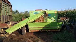 Bagging the first load of 2021 corn silage.