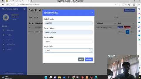 tugas membuat aplikasi kasir berbasis web