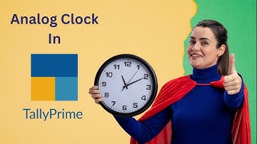 Tally TDL for Analog Clock in Tally Prime
