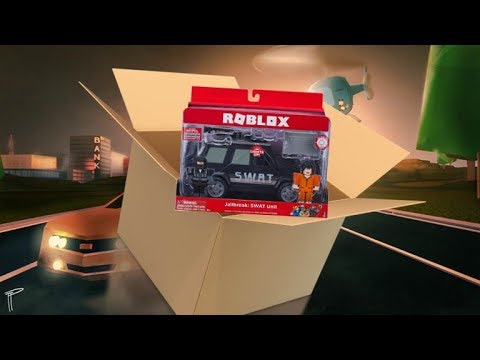 Swat Unit Roblox Jailbreak Toy Unboxing Youtube - roblox toys jailbreak swat unit vehicle