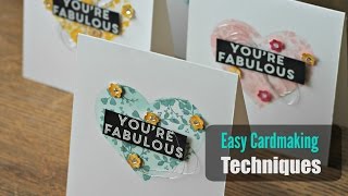 Masking Stamping for Cards Backgrounds