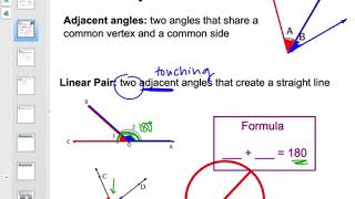 Section 1.5a - Vocabulary - Angle Pairs