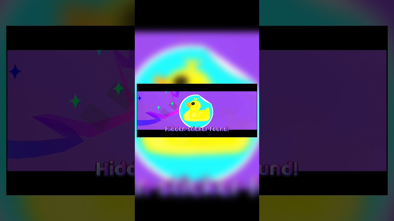 super bear adventure the hive duck sticker