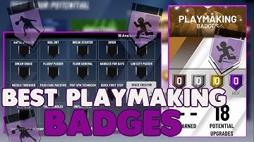 BEST PLAYMAKING BADGES IN NBA 2K20! IN DEPTH BREAKDOWN (MUST WATCH)