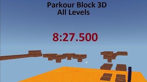 *World Record* Parkour Block 3D - All Levels (8:27.500)