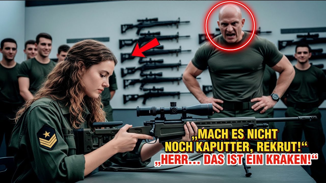 Sie reparierte nur ihr Gewehr – bis der General das Kraken-Abzeichen an ihrer Weste sah.