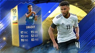 FIFA 18 TOTS Gnabry Review - FIFA 18 90 TOTS Gnabry Player Review