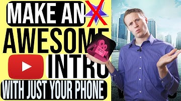 How to make a Youtube INTRO on iphone (without iMovie)