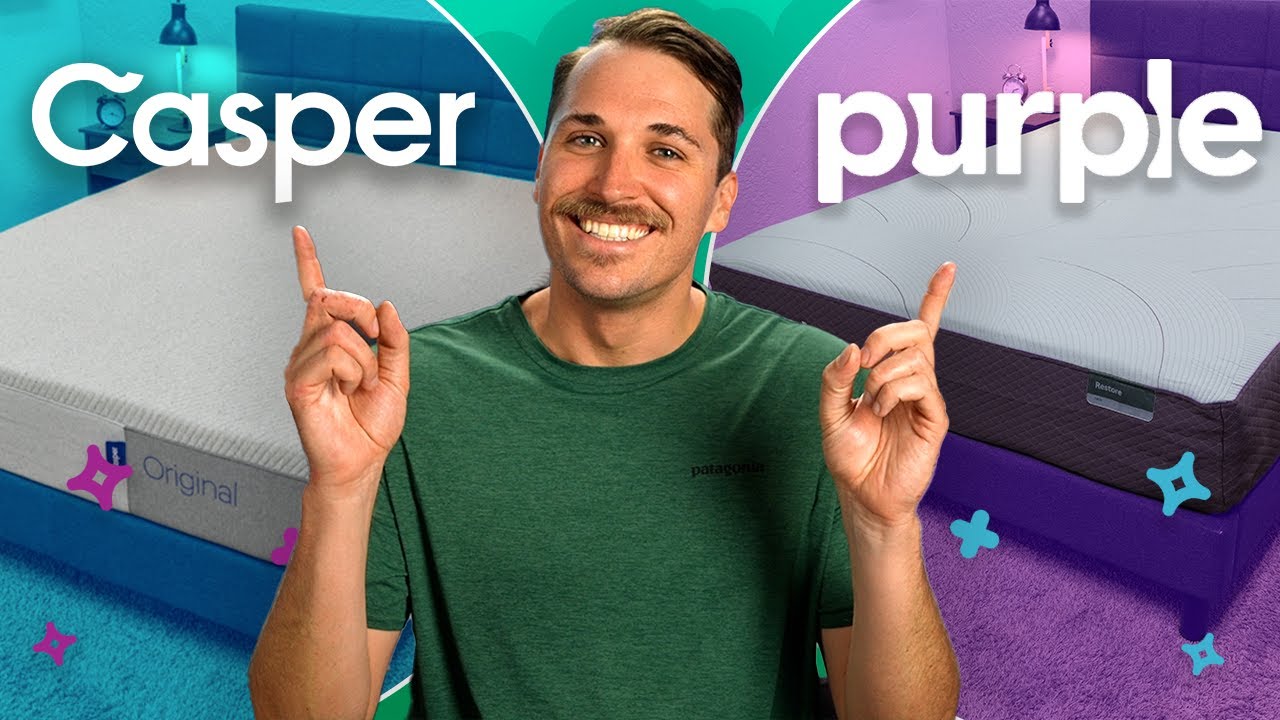Purple vs Casper Mattress Review Hybrid Comparison (NEW) YouTube