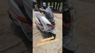 SUZUKI #BURGMAN 2026#MODEL#STAUNLESS STEEL GUARD SET INSTALLED #PLS #VISIT#ROYAL AUTO JAMSHEDPUR