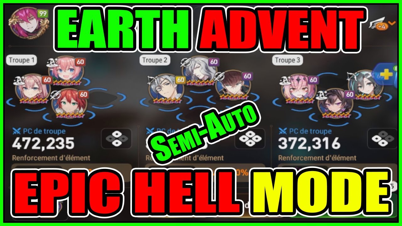 Epic Hell Semi-Auto EARTH Advent  - EPIC SEVEN