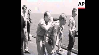 SYND 24 4 74  FIRST AMERICAN WARSHIP TO ENTER EGYPTIAN TERRORIAL WATERS IN 16 YEARS