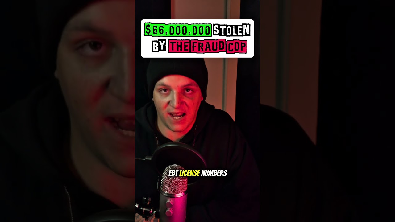 $66,000,000 Stolen By Fraud Cop #USDAscandal #EBTfraud #finacialtruecrime #badmoneytimes