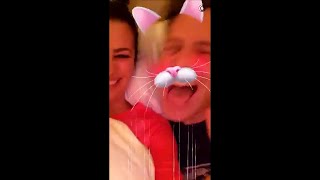 Jonathan Groff & Lea Michele on Snapchat Part 1 (Groffchele)