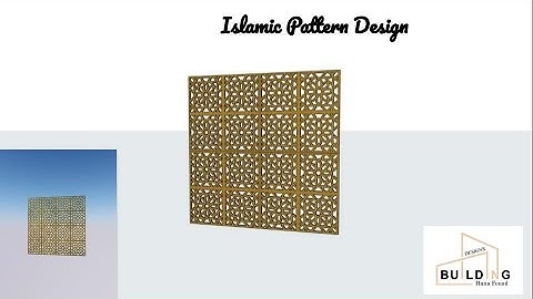 How to design Islamic pattern in Archicad (تصميم ارشيكاد)