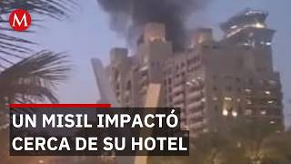 Joven tamaulipeca huye de los bombardeos en Emiratos Árabes
