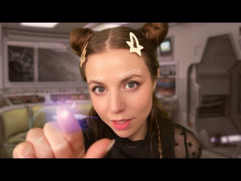 ASMR Alien Examines Your Little Human Face 👽 (Alien Roleplay, Personal Attention, ASMR For Sleep)