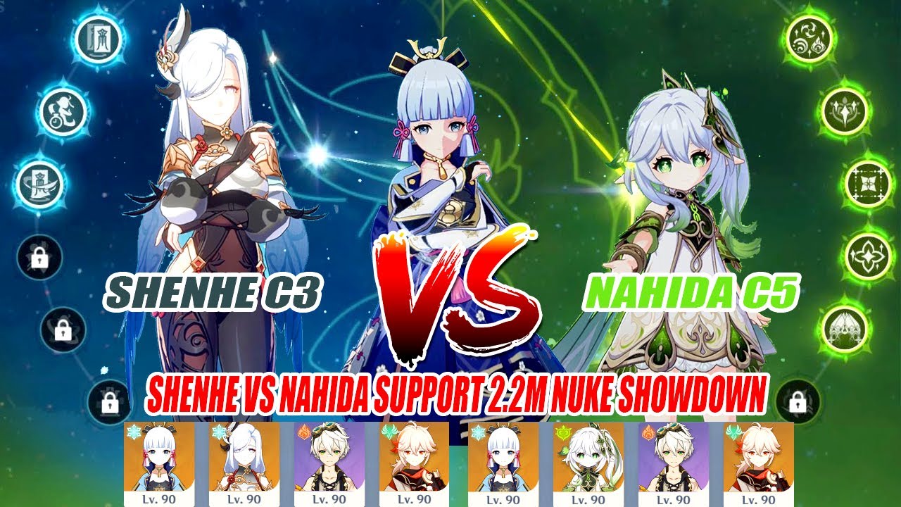 Ayaka Rerun 3.5 - Shenhe vs Nahida Support Nuke 2.2M 12-3 Showdown - Who is Best on Ayaka Team?