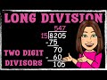 2digit divisor  long division  maths with mrs b