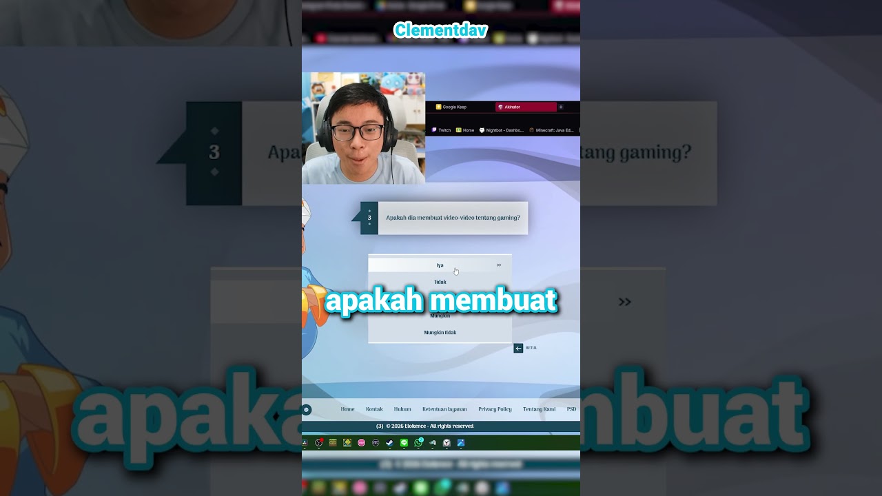 Aku Coba Nanya AKINATOR Lagi...