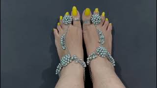 Most Beautiful Hairy Legsindia Goddess Hairy Legsindia Mistresswearing A Beautiful Silver Anklet