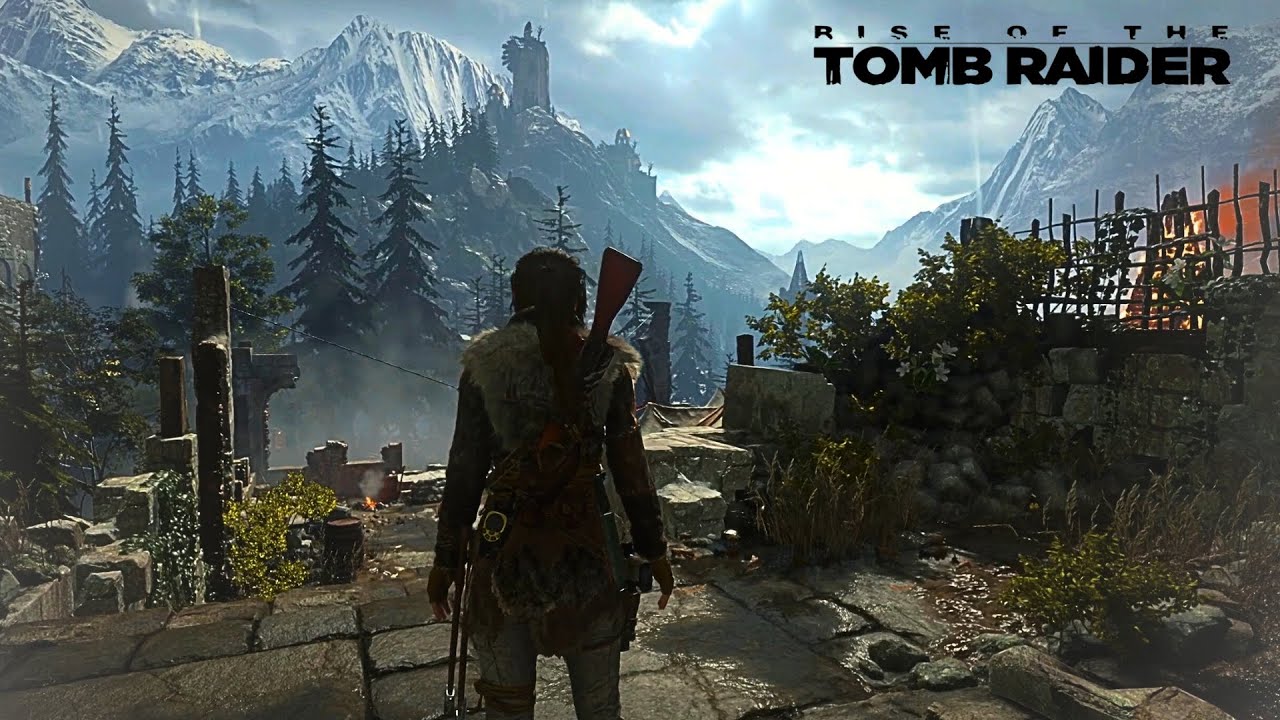 Immersive Walking Through the World of Rise of the Tomb Raider | Relaxing Gameplay